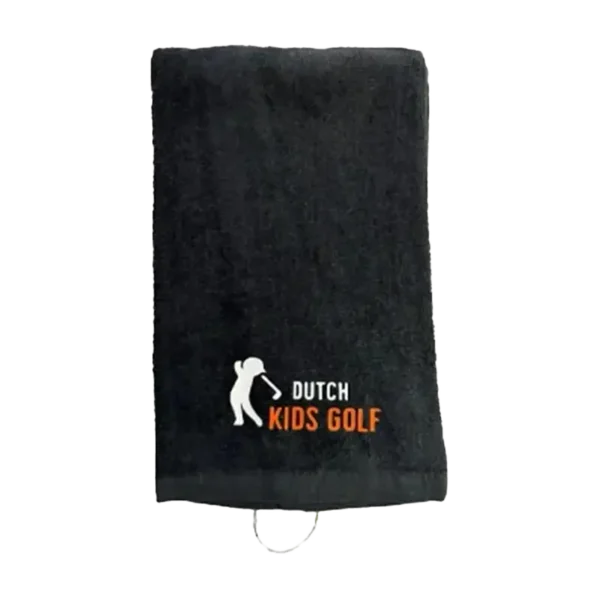 Golfhanddoek DKG zwart