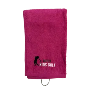 Golfhanddoek DKG roze
