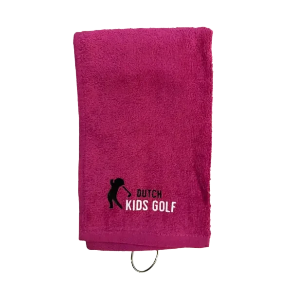 Golfhanddoek DKG roze
