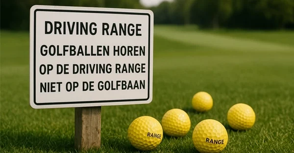 Rangeballen horen op de range